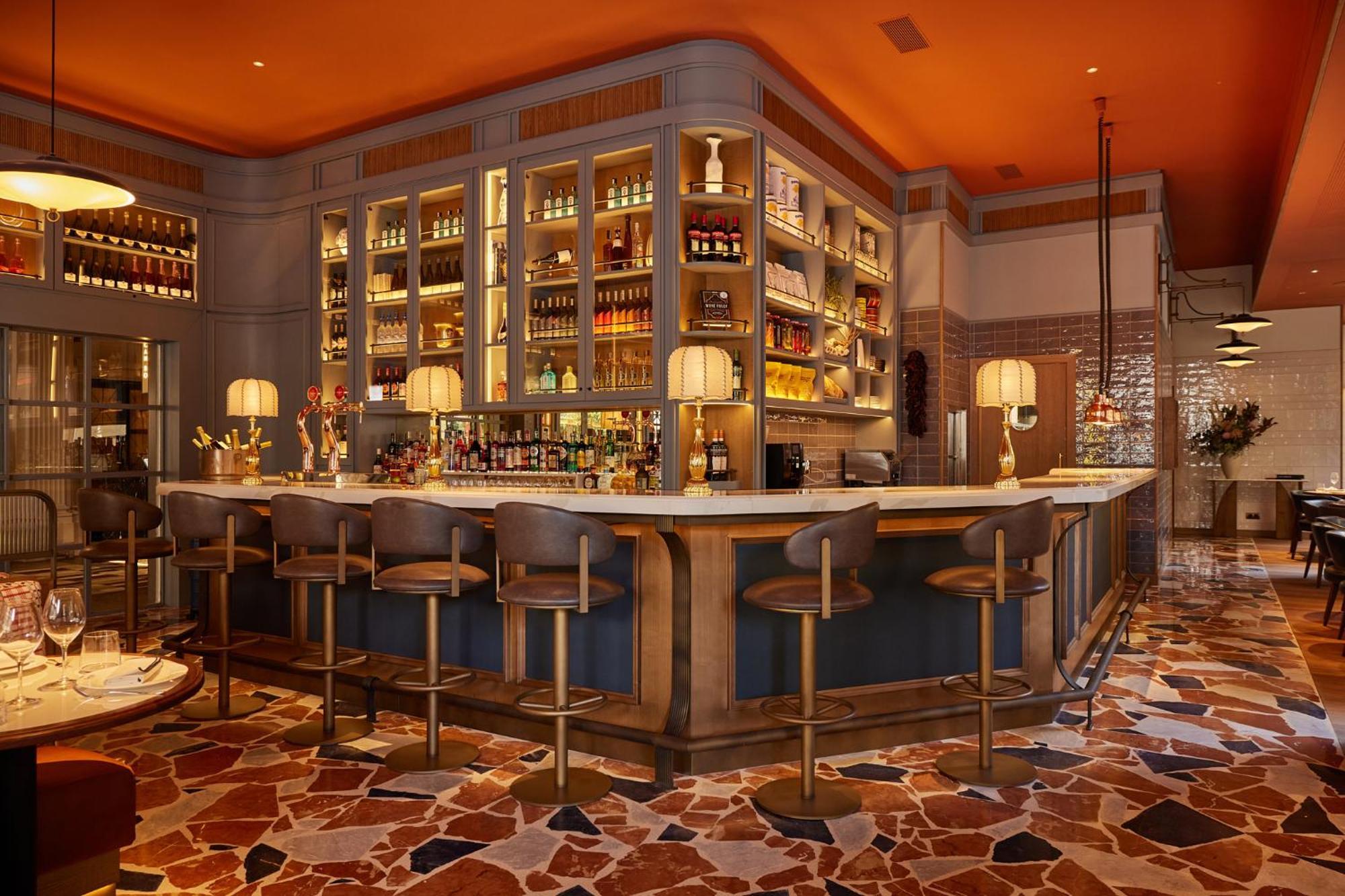 Grand Hotel Central, Small Luxury Hotels Barcelona Exterior foto The bar at the restaurant